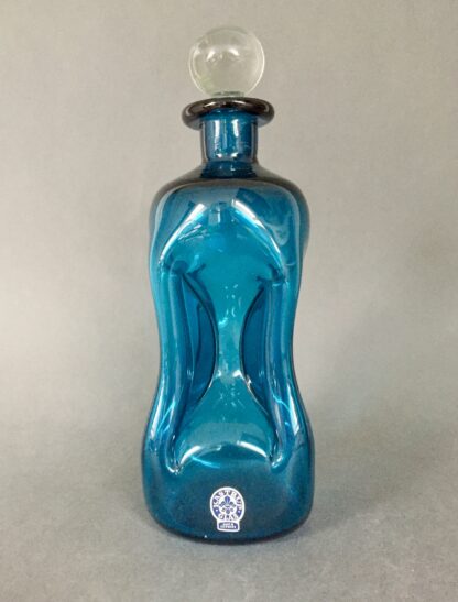 Oceanblå klukflaske